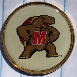 Vintage Maryland Terrapins‎ golf ball marker